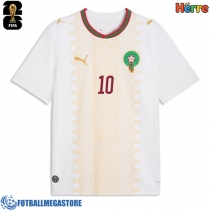 Fotballdrakt Herre Marokko Brahim Diaz #10 Bortedrakt VM 2026 Kortermet